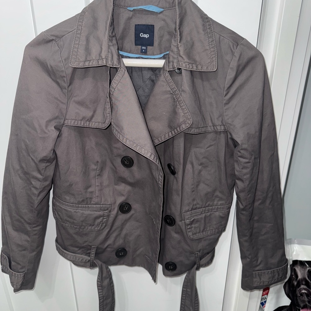 GAP Women's Charcoal Pea Coat